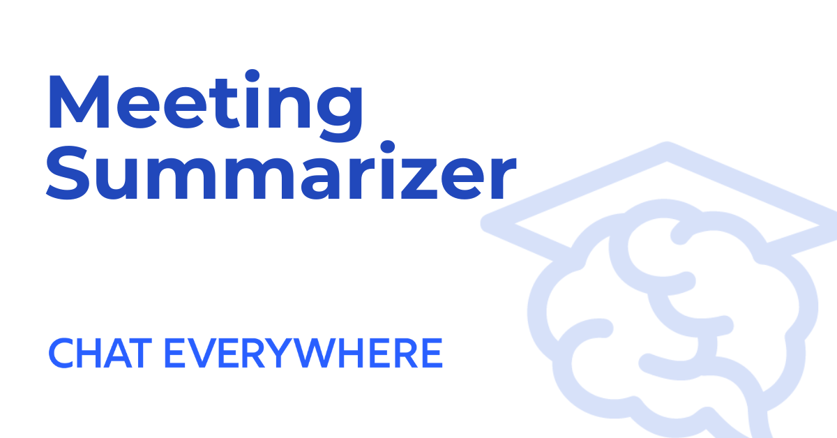 Meeting Summarizer